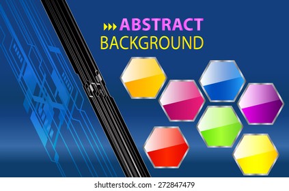 dark blue color Light Abstract Technology background computer graphic website internet and business. circuit. vector illustration. text box. Brochure. card. banner flyer magazine. Design label.