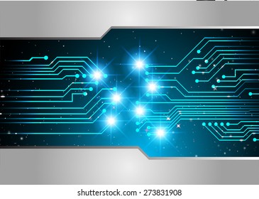 dark blue color Light Abstract Technology background for computer graphic website internet and business. circuit. vector illustration. silver. infographics. stars