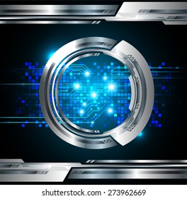 dark blue color Light Abstract Technology background for computer graphic website internet and business. circuit. vector illustration. infographics. silver