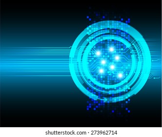 dark blue color Light Abstract Technology background for computer graphic website internet and business. circuit. vector illustration. infographics