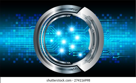 dark blue color Light Abstract Technology background for computer graphic website internet and business. circuit. vector illustration. silver. infographics. stars