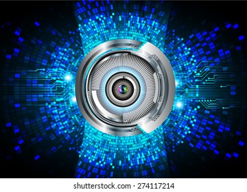 dark blue color Light Abstract Technology background for computer graphic website internet and business. circuit. vector illustration. silver. infographics. starss. eye