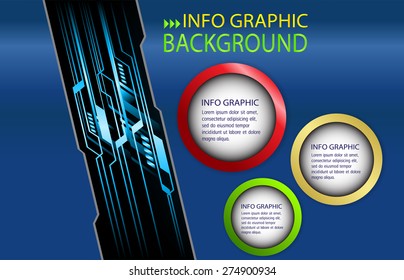 dark blue color Light Abstract Technology background computer graphic website internet and business. circuit. vector illustration. text box. Brochure. card. banner flyer magazine. Design label. circle