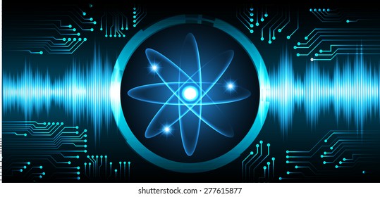 dark blue color Light Abstract Technology background for computer graphic website internet and business. circuit. vector illustration. silver. infographics. molecule atom electron