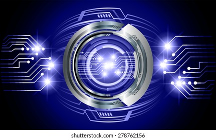 dark blue color Light Abstract Technology background for computer graphic website internet and business. circuit. vector illustration. pixel. mosaic. infographics. silver. eye eyeball.