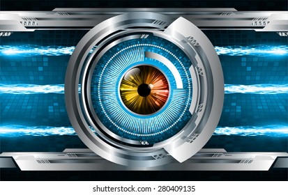 dark blue color Light Abstract Technology background for computer graphic website internet and business. circuit. vector illustration. silver. infographics. eye