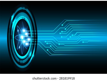 dark blue color Light Abstract Technology background for computer graphic website internet business. circuit. illustration.