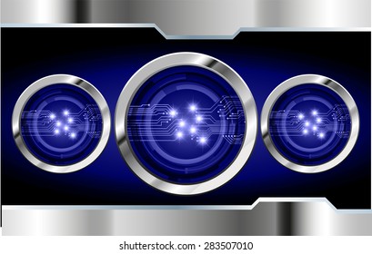 dark blue color Light Abstract Technology background for computer graphic website internet and business. circuit. vector illustration. abstract digital . silver.