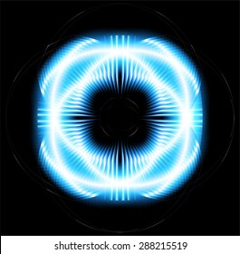 dark blue color Light Abstract Technology background for computer graphic website internet and business. black background. Spark. bright