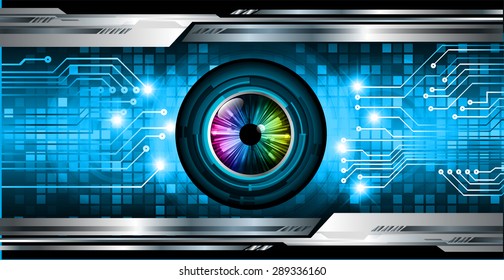 dark blue color Light Abstract Technology background for computer graphic website internet and business. circuit. vector illustration. abstract digital . silver. infographics. Spark. eye. eyeball