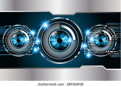 dark blue color Light Abstract Technology background for computer graphic website internet and business. circuit. vector illustration. abstract digital . silver. infographics. Spark. eye. eyeball