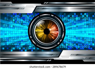 dark blue color Light Abstract Technology background for computer graphic website internet and business. circuit. vector illustration. abstract digital . silver. infographics. Spark. eye. eyeball