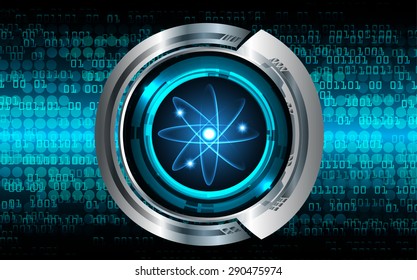 dark blue color Light Abstract Technology background for computer graphic website internet and business.circuit. vector illustration. Security. Nuclear, proton, neutron, nucleus. atom. molecular.Spark