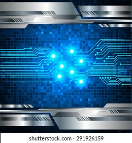 dark blue color Light Abstract Technology background for computer graphic website internet and business. circuit. vector illustration. abstract digital . silver. infographics. pixel