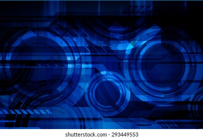 dark blue color Light Abstract Technology background for computer graphic website internet and business. circuit. vector illustration. wave. infographics.
