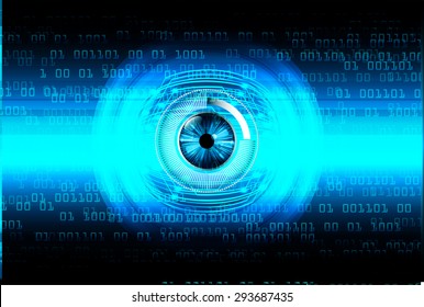 dark blue color Light Abstract Technology background for computer graphic website internet and business. circuit. illustration. digital. infographics. binary code background. www. vector. eye