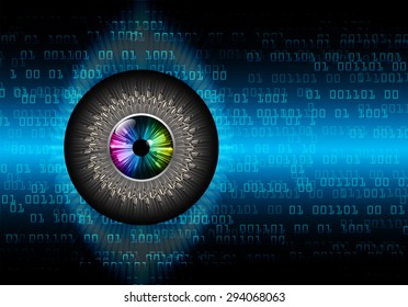dark blue color Light Abstract Technology background for computer graphic website internet and business. circuit. illustration. digital. infographics. binary code background. www. vector.one. zero.eye