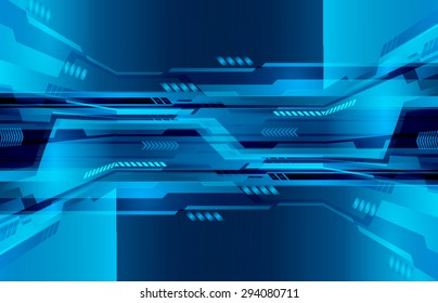 dark blue color Light Abstract Technology background for computer graphic website internet and business. circuit. vector illustration. wave. infographics.
