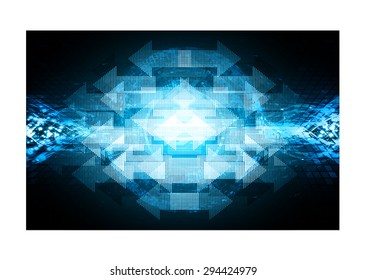 dark blue color Light Abstract Technology background for computer graphic website internet and business. circuit. illustration. digital. infographics. binary code background.