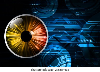 dark blue color Light Abstract Technology background for computer graphic website internet and business. circuit. vector illustration. abstract digital . silver. infographics. eye.