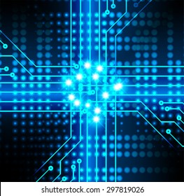 dark blue color Light Abstract Technology background for computer graphic website internet and business. circuit. illustration.digital.infographics. binary code background. www.vector.motion move blue