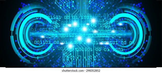 dark blue color Light Abstract Technology background for computer graphic website internet and business. circuit. illustration.digital.infographics. binary code. www.vector.motion move blur. zero one