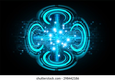 dark blue color Light Abstract Technology background for computer graphic website internet and business. circuit. illustration.digital.infographics. binary code. www.vector.motion move blur.