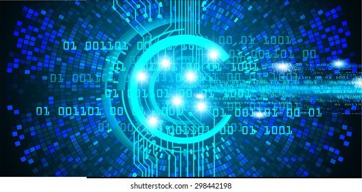 dark blue color Light Abstract Technology background for computer graphic website internet and business. circuit. illustration.digital.infographics. binary code. www.vector.motion move blur.