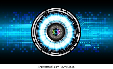dark blue color Light Abstract Technology background for computer graphic website internet and business. circuit. illustration.digital.infographics. binary code. www.vector.motion move blur. eye