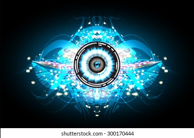dark blue color Light Abstract Technology background for computer graphic website internet. circuit.illustration.digital.infographics. binary code background. www. vector. Spark. eye. motion move blur