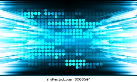 dark blue color Light Abstract Technology background for computer graphic website internet and business. circuit. illustration. infographics. binary code.www.vector.motion move blur.arrow