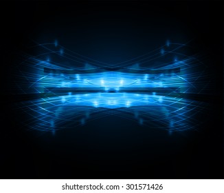 dark blue color Light Abstract Technology background for computer graphic website internet and business. circuit. illustration. infographics. binary code.www.vector.motion move blur.