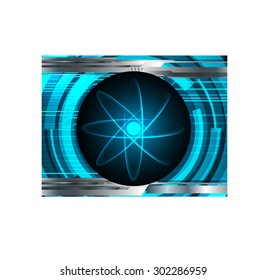 dark blue color Light Abstract Technology background for computer graphic website internet and business. circuit. vector illustration. abstract digital . silver. infographics. atom