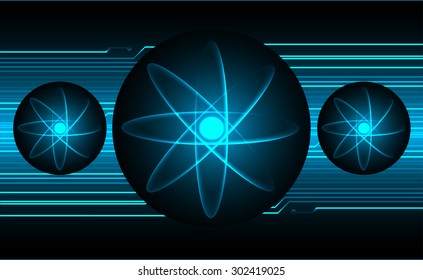dark blue color Light Abstract Technology background for computer graphic website internet and business. circuit. vector illustration. abstract digital . silver. infographics. atom