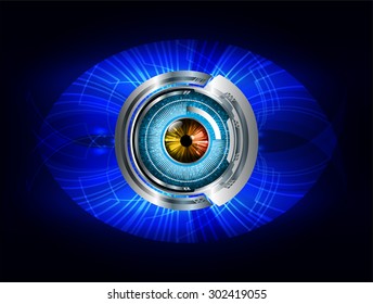 dark blue color Light Abstract Technology background for computer graphic website internet and business. circuit. vector illustration. abstract digital . silver. infographics. eye.