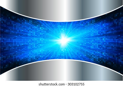 dark blue color Light Abstract Technology background for computer graphic website internet and business.circuit.illustration.digital.infographics.binary code. www.vector.motion move blur. silver