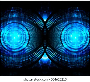 dark blue color Light Abstract Technology background for computer graphic website internet and business. circuit. vector illustration. abstract digital . silver. infographics. motion move blur.neon