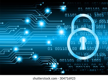 dark blue color Light Abstract Technology background for computer graphic website internet and business. circuit. vector illustration. infographics. motion move blur.neon. lock, key, Padlock