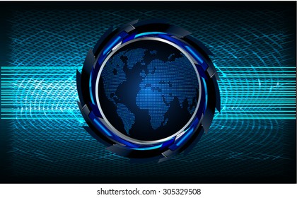 dark blue color Light Abstract Technology background for computer graphic website internet and business.circuit.vector illustration. abstract digital. infographics. motion move blur.World map
