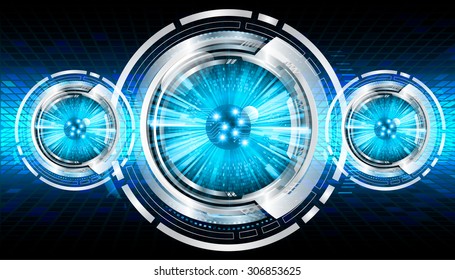 dark blue color Light Abstract Technology background for computer graphic website internet and business. circuit. illustration. abstract digital. infographics. motion move blur.eye