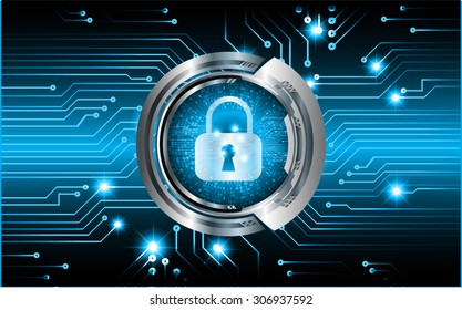 dark blue color Light Abstract Technology background for computer graphic website internet and business. circuit. vector illustration. infographics. motion move blur.neon. lock, key, Padlock