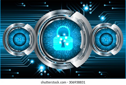dark blue color Light Abstract Technology background for computer graphic website internet and business. circuit. vector illustration. infographics. motion move blur.neon. lock, key, Padlock