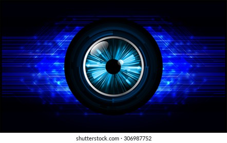 dark blue color Light Abstract Technology background for computer graphic website internet and business.circuit. vector illustration. abstract digital. infographics. motion move blur.neon. eye