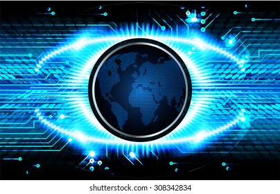 dark blue color Light Abstract Technology background for computer graphic website internet and business.circuit.vector illustration. abstract digital. infographics. motion move blur.World map