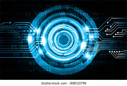 dark blue color Light Abstract Technology background for computer graphic website internet business. circuit. vector illustration. abstract digital. infographics. motion move blur.neon. eye