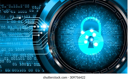 dark blue color Light Abstract Technology background for computer graphic website internet and business. circuit. vector illustration. infographics. motion move blur.neon. lock, key, Padlock
