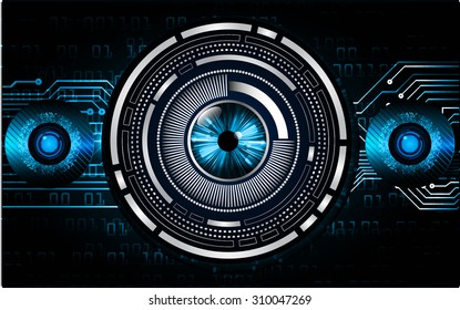 dark blue color Light Abstract Technology background for computer graphic website internet and business. circuit. illustration. digital. infographics. binary code background. www. vector. eye
