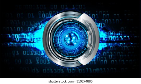 dark blue color Light Abstract Technology background for computer graphic website internet and business. circuit. illustration. digital. infographics. binary code background. www. vector. eye