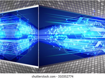 dark blue color Light Abstract Technology background for computer graphic website internet and business. circuit. illustration. digital. infographics. binary code background. www. vector.