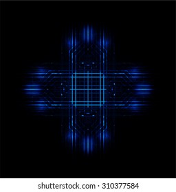 dark blue color Light Abstract Technology background for computer graphic website internet and business. circuit. illustration. digital. infographics. binary code background. www. vector.